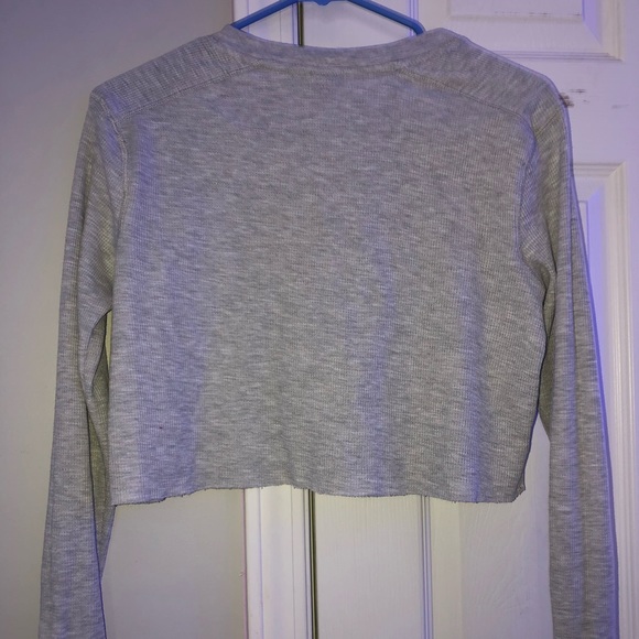 Wild fable Grey crop top - Picture 3 of 7